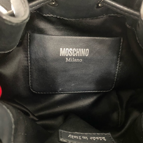 Moschino Leather Bucket Bag - Picture 6 of 16